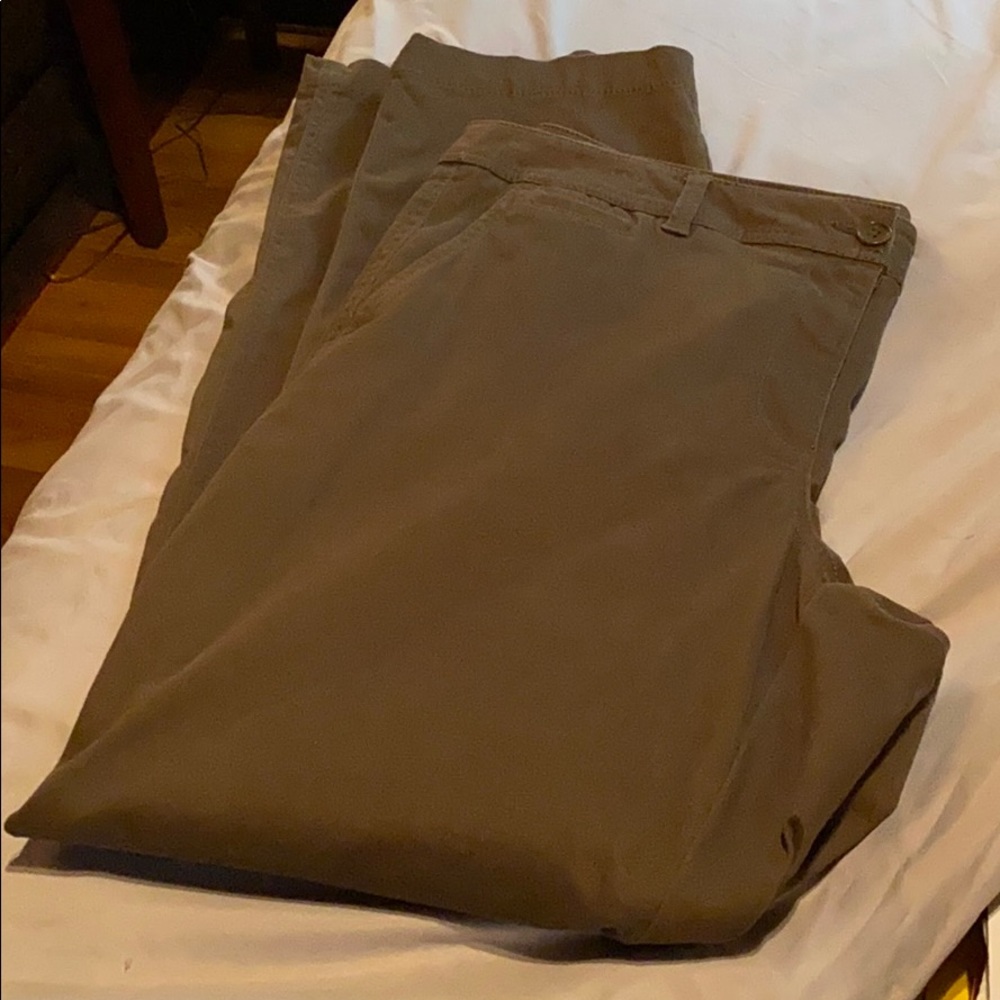 COPY - Talbots Olive Green Straight Leg Pants Size 14